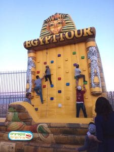 מתנפחים לאירועים מתנסי"ם ועוד - קיר טיפוס מצרי