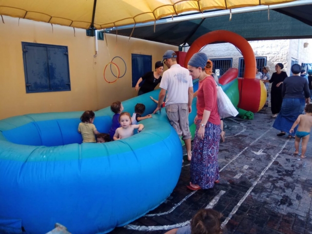 מגלשת מים קצף